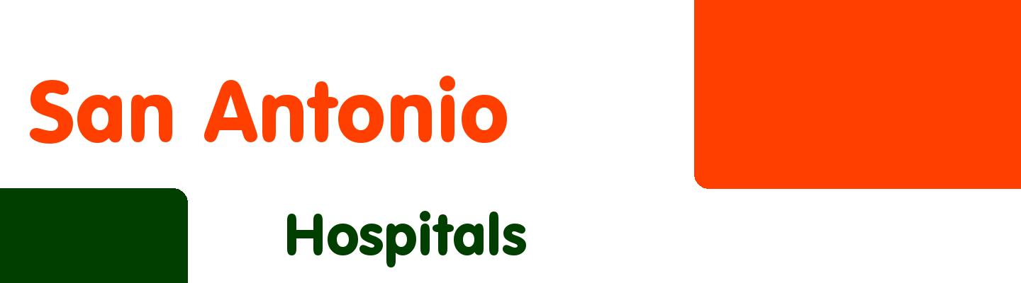 Best hospitals in San Antonio - Rating & Reviews